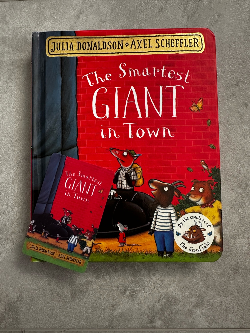 The Smartest Giant in Town Board Book - Red